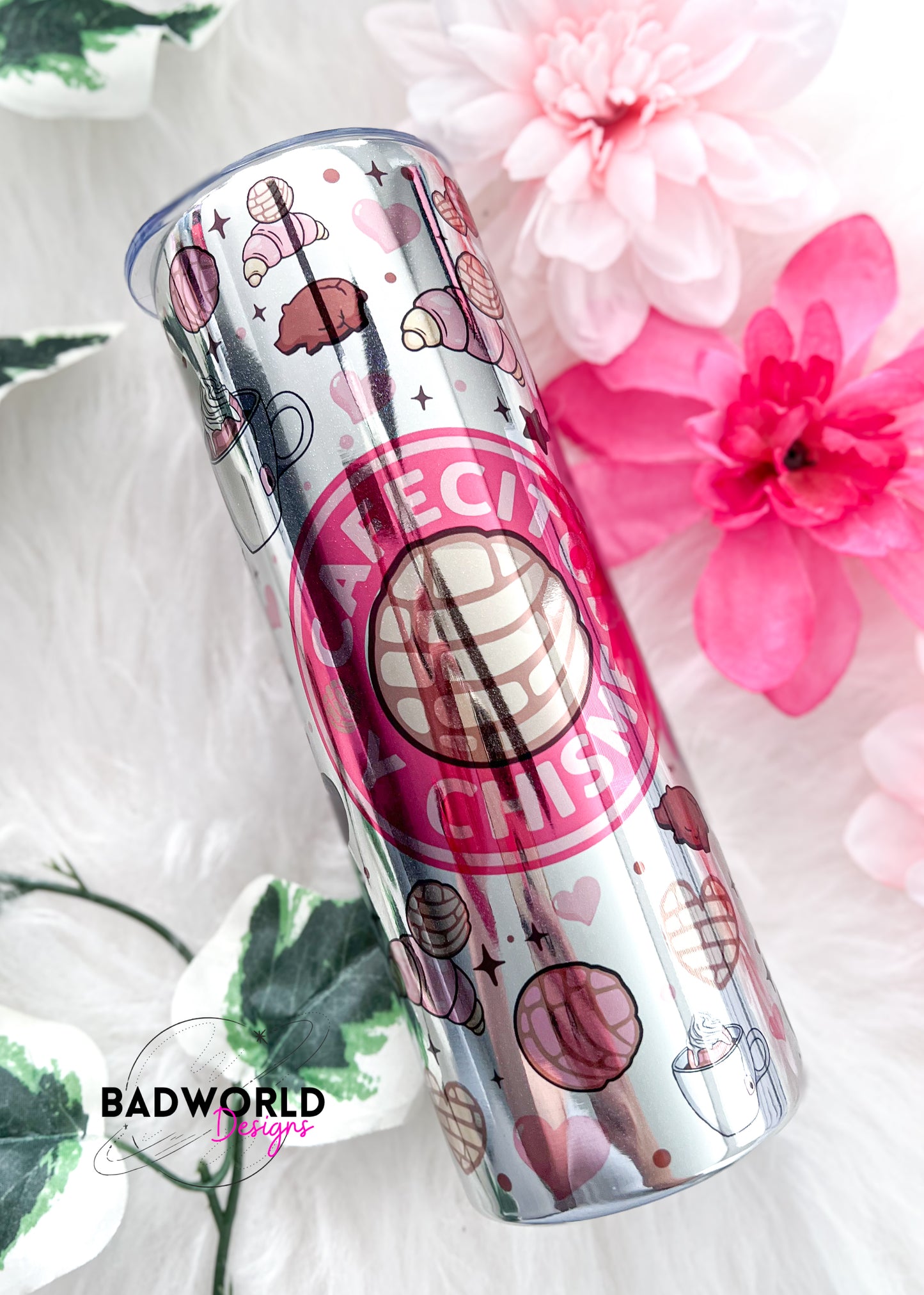 Shimmer Cafecito y Chisme Tumbler