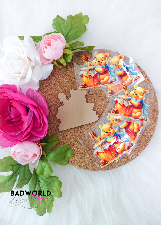 Badge Reel Acrylic Blank Set