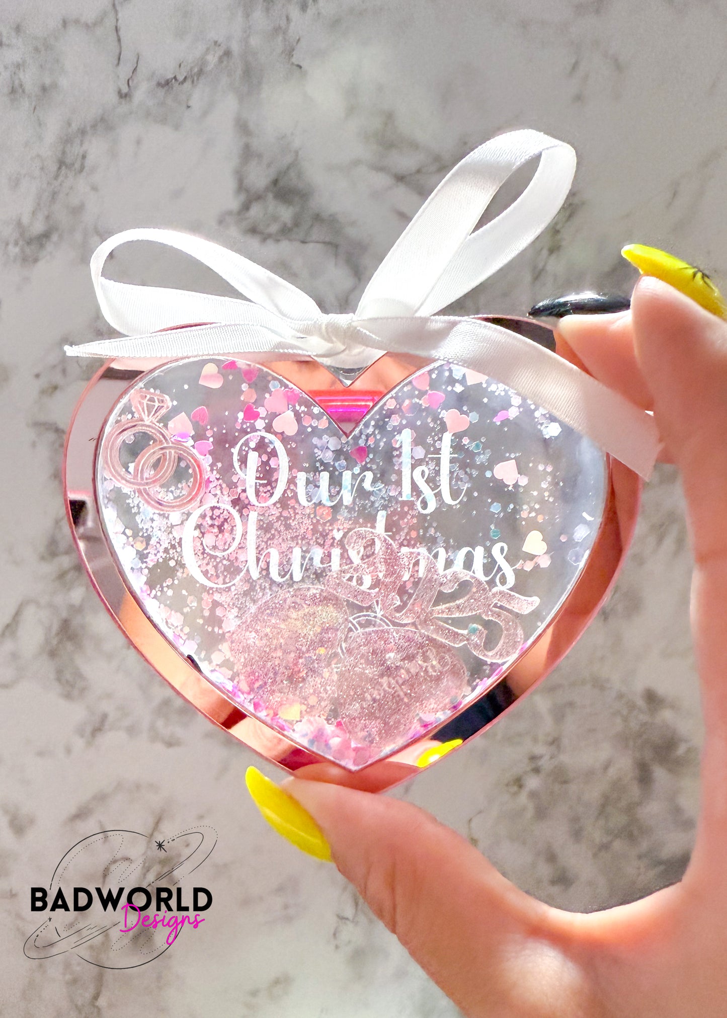 Our 1st Christmas Shaker Ornament - DIGITAL FILE