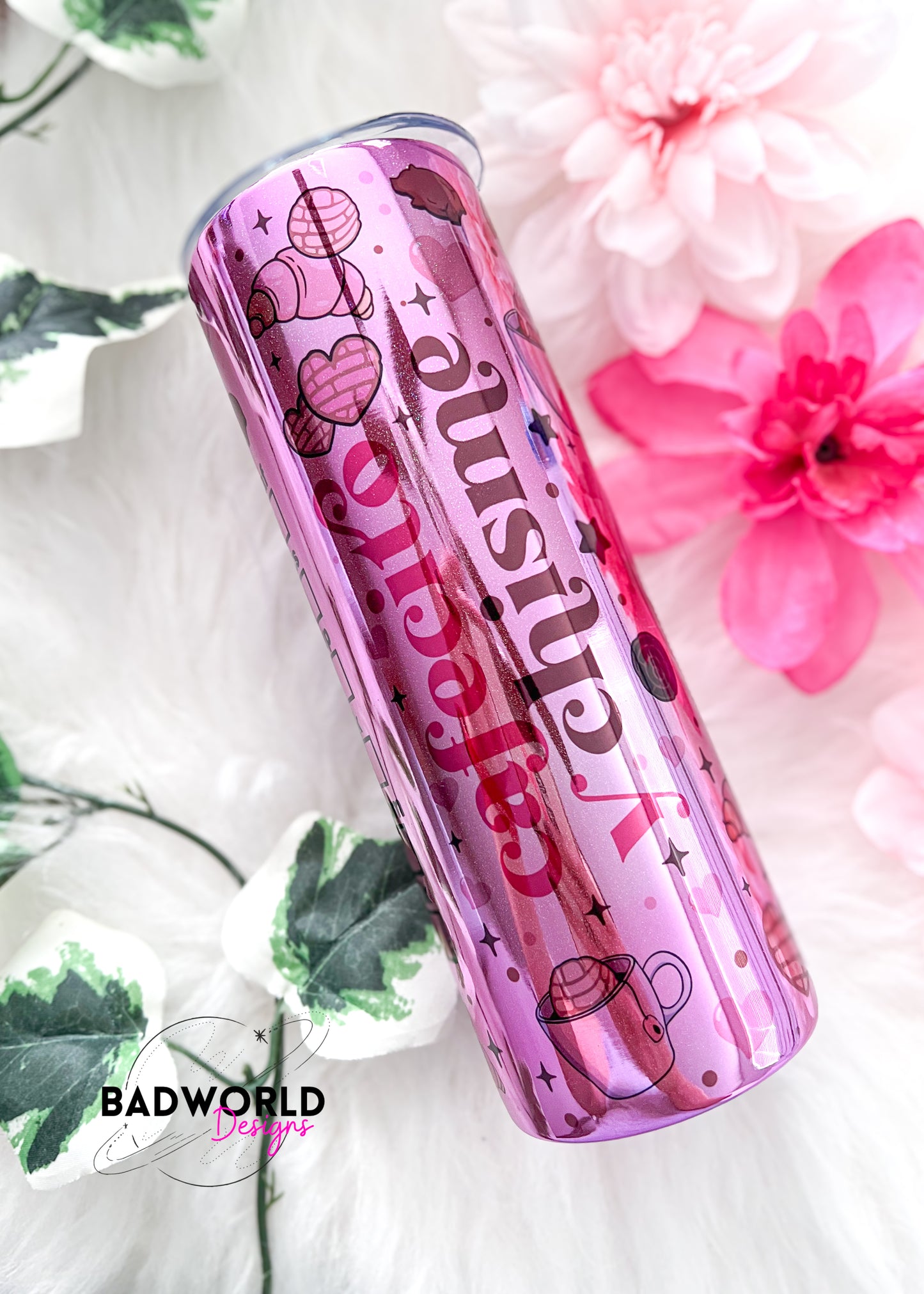 Shimmer Cafecito y Chisme Tumbler