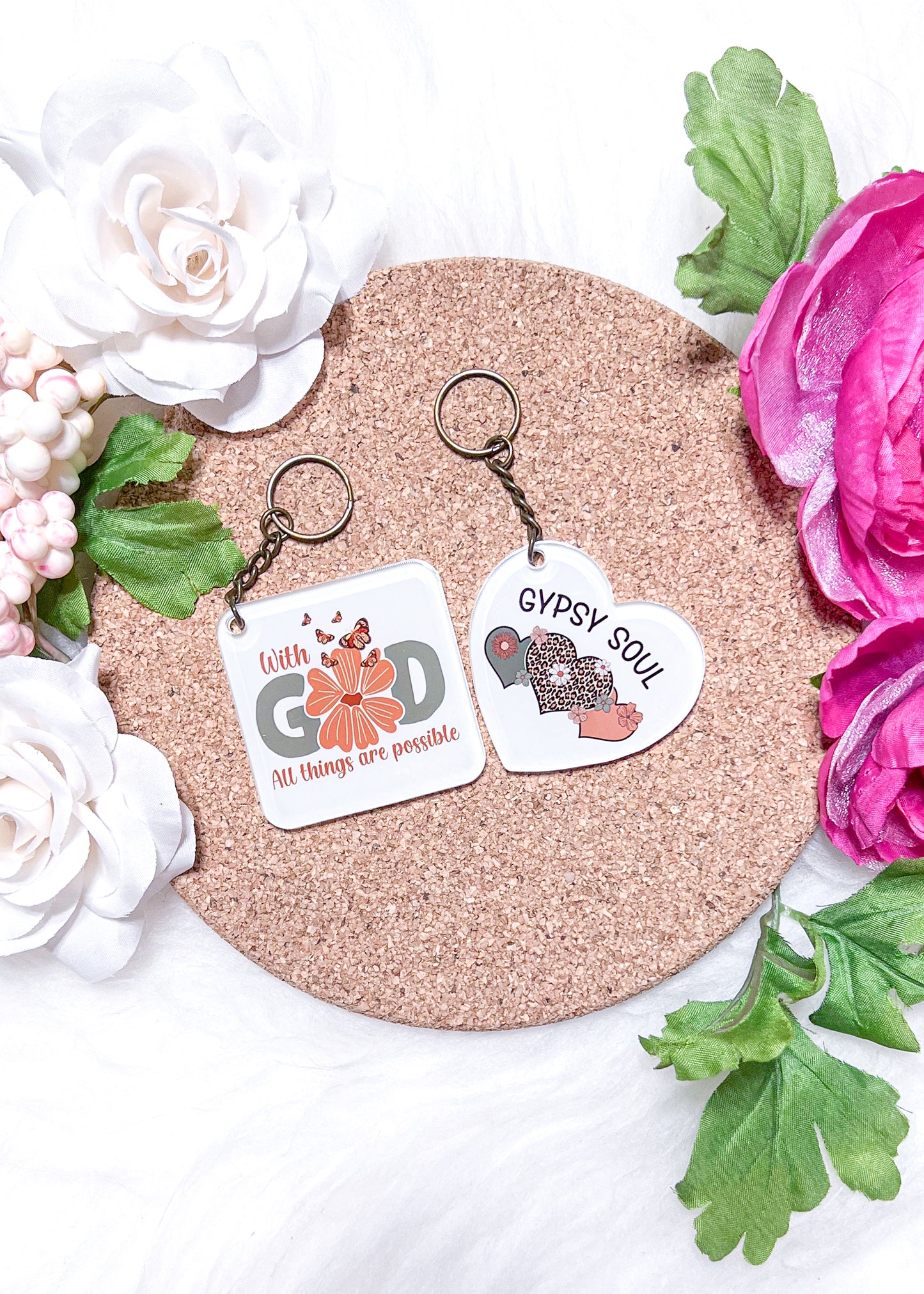 Sublimation Acrylic Keychain Blanks