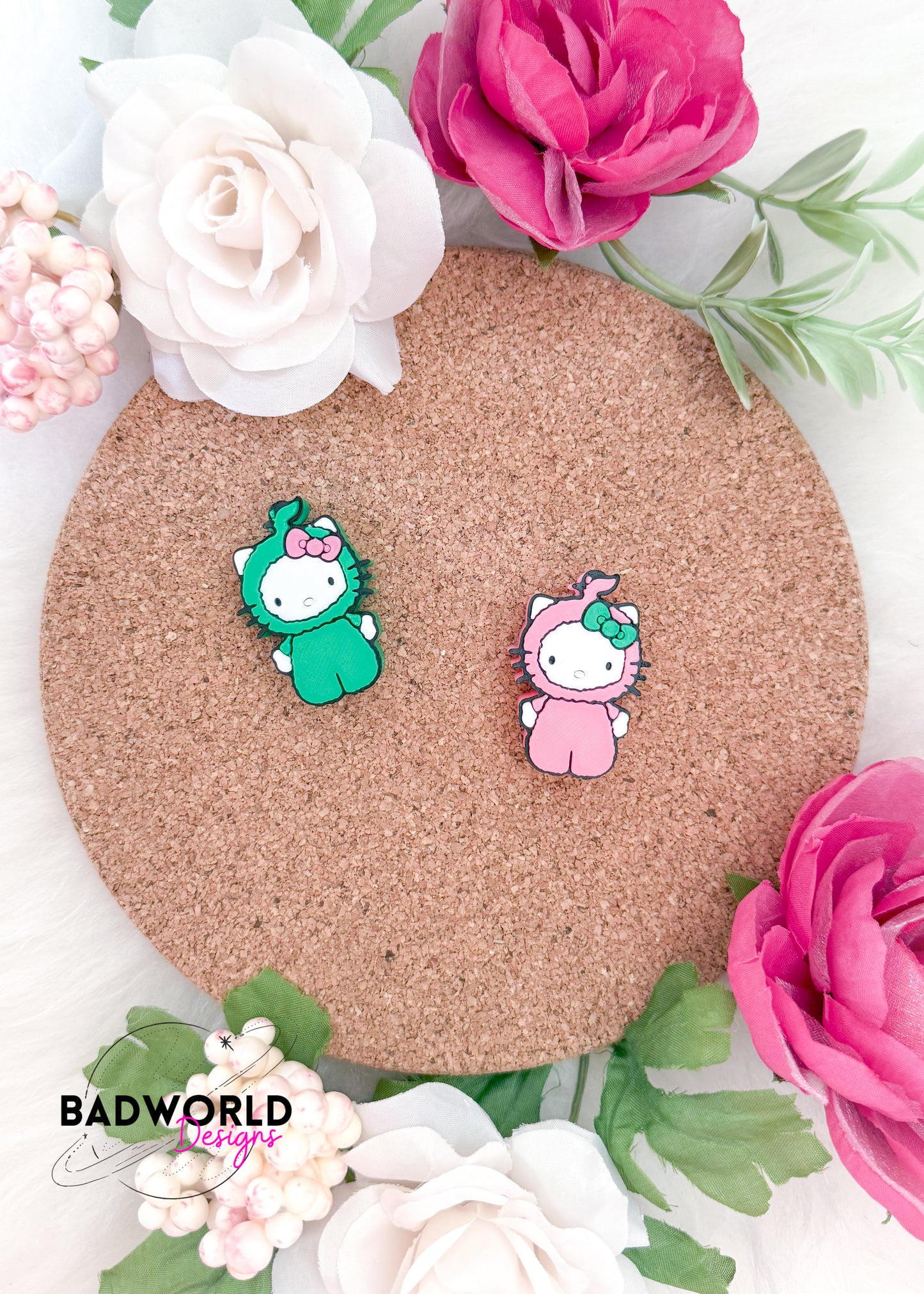 Kitty Grinch Straw Topper - DIGITAL FILE