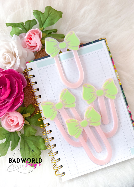 3D Printed Bow Paper Clips