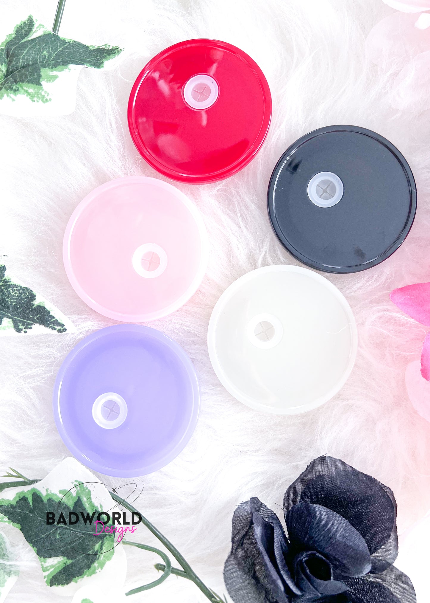 Colored Acrylic Lids