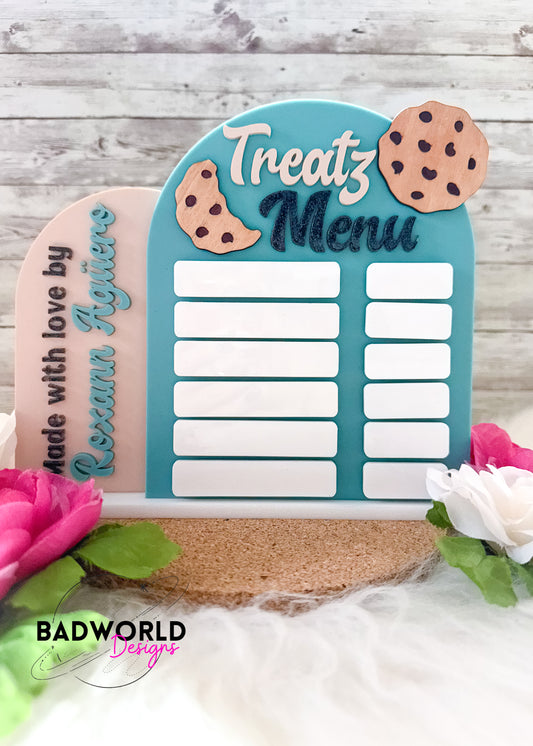 Double Arched Interchangeable Magnetic Sign