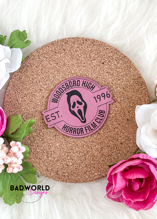 Woodsboro High Scary Leatherette Patch