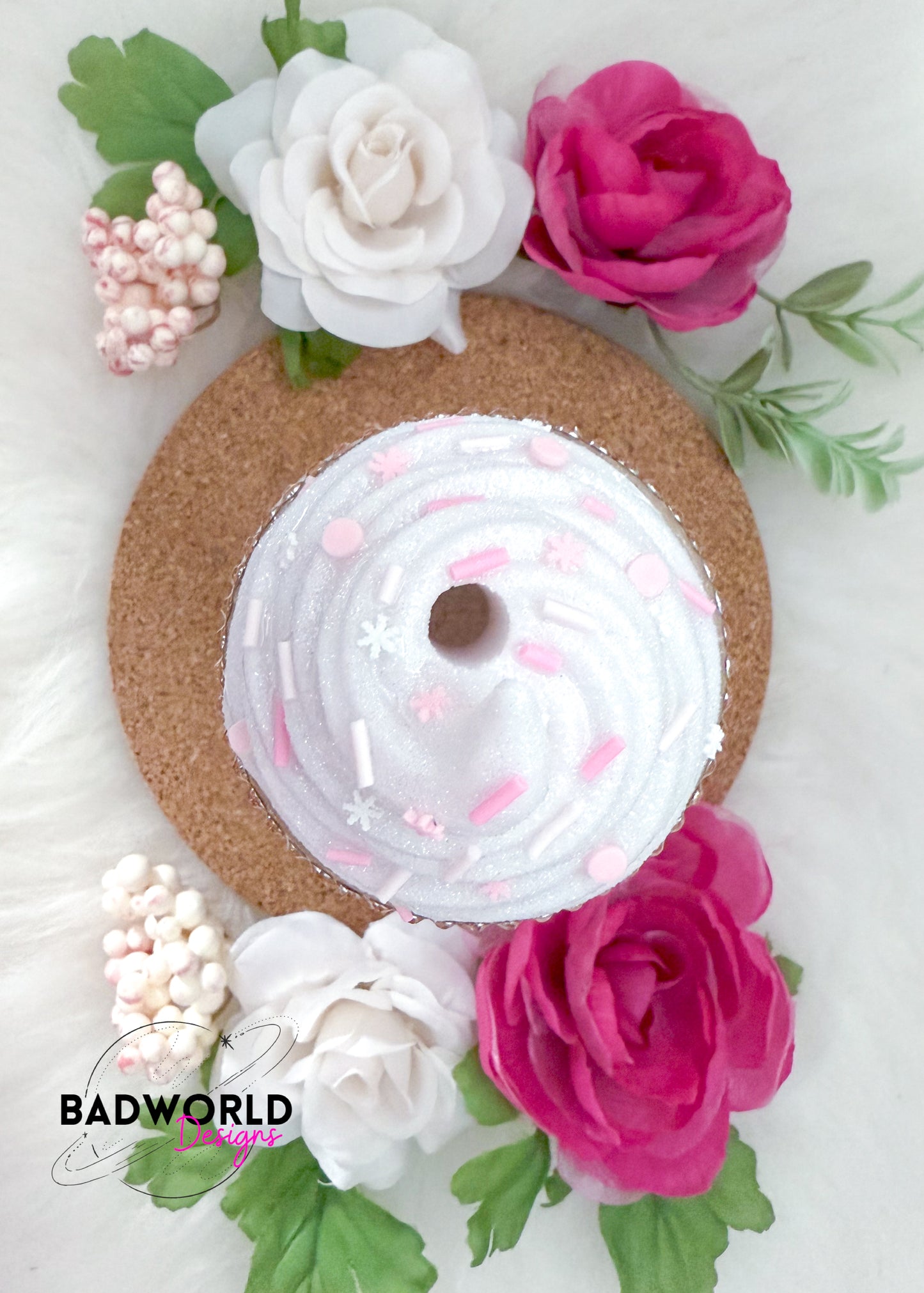 Gingerbread Whipped Glass Can Cup
