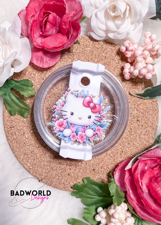 Spring Kitty Wreath Acrylic Blank Set