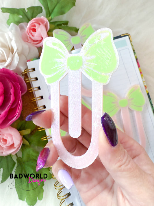 3D Printed Bow Paper Clips