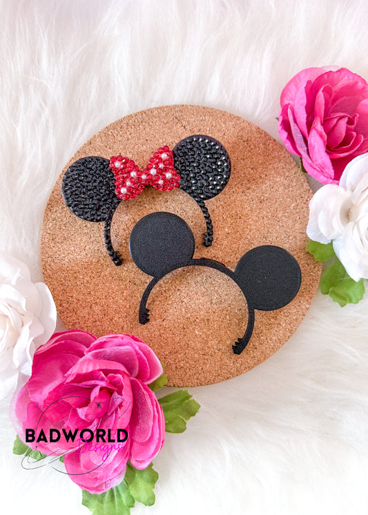 3D Bubu Mouse Ears Headband Blank - DIGITAL FILE