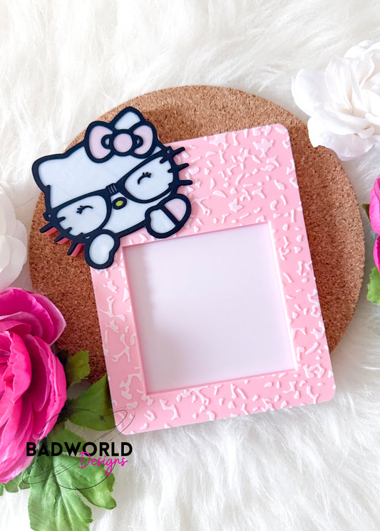 B-GRADE Geeky Kitty Sticky Note Holder