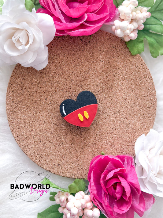 Boy Mouse Heart Topper - DIGITAL FILE