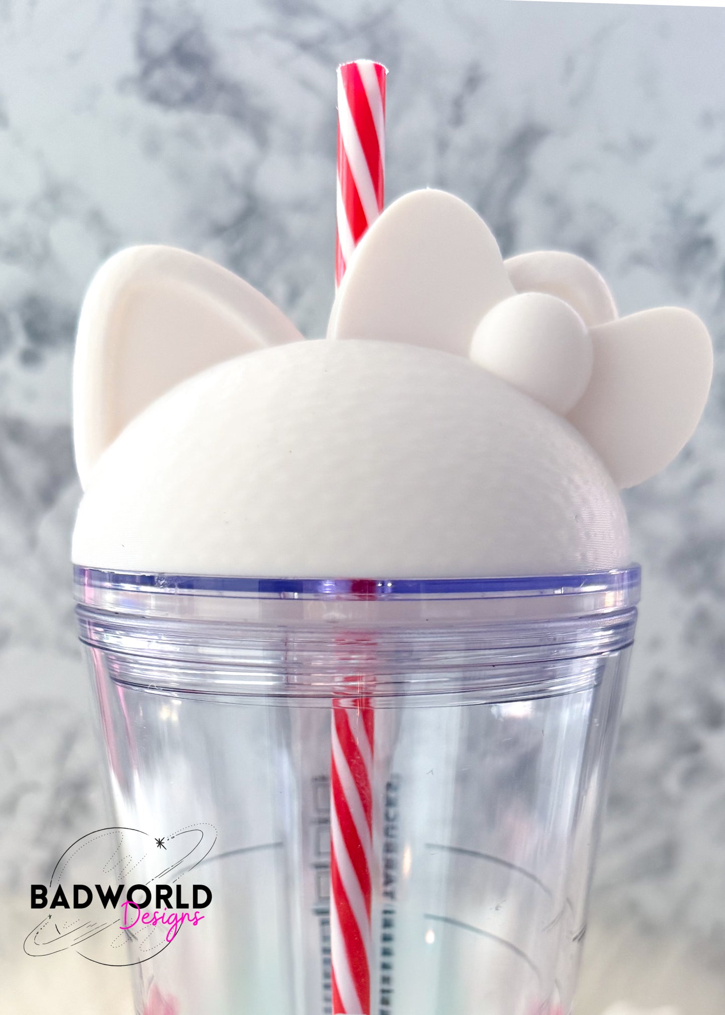 Kawaii Cat Topper for Acrylic Lids - DIGITAL FILE
