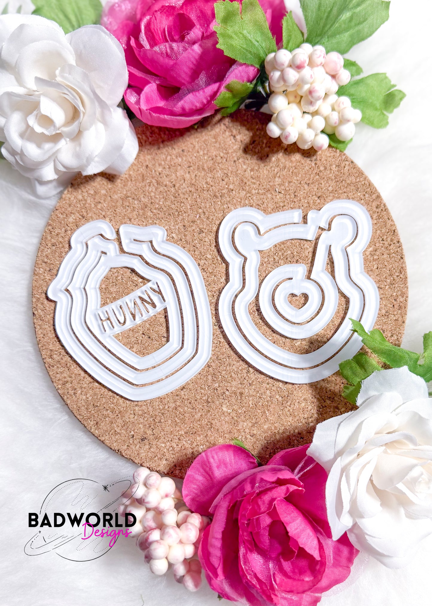 Honey Bear Paper Clip Bookmark BLANK
