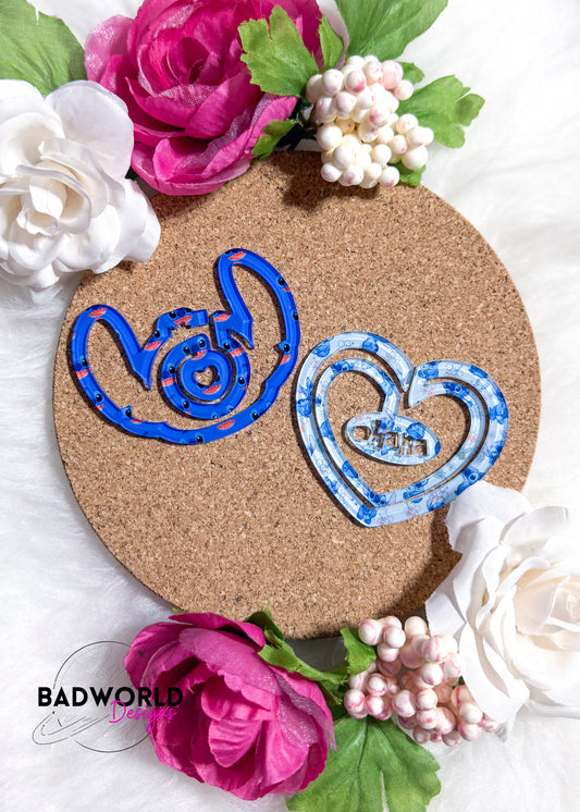 Alien Paper Clip Laser Cut File