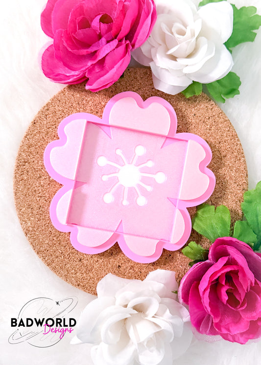 Cherry Blossom Sticky Note Holder - DIGITAL FILE