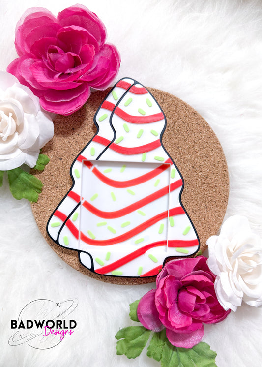 Christmas Tree Cake Sticky Note Holder