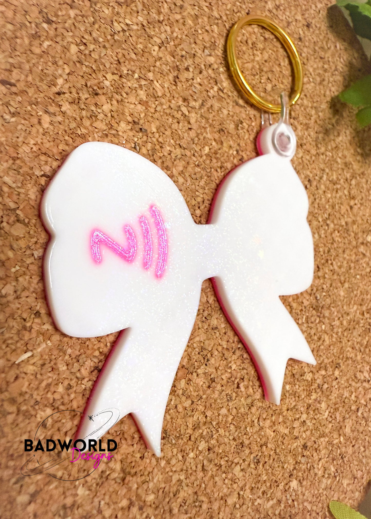 Coquette Bow Smart Keychain