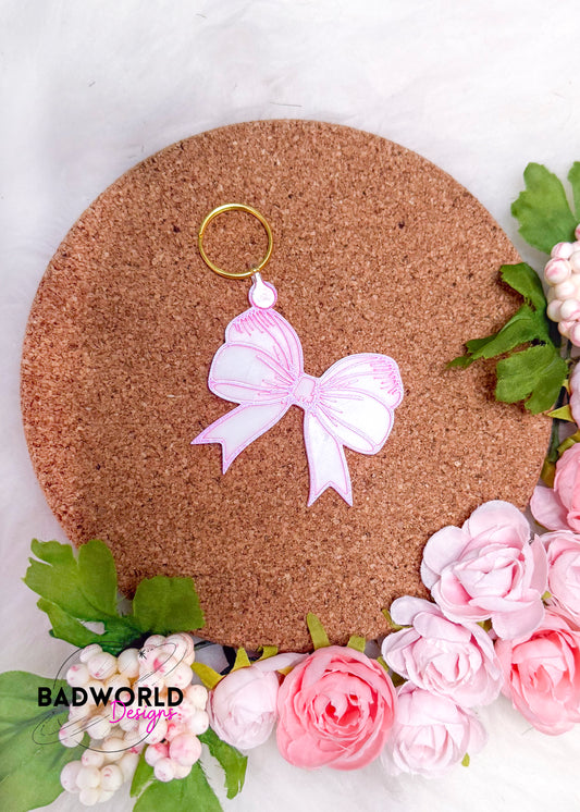 Coquette Bow Smart Keychain