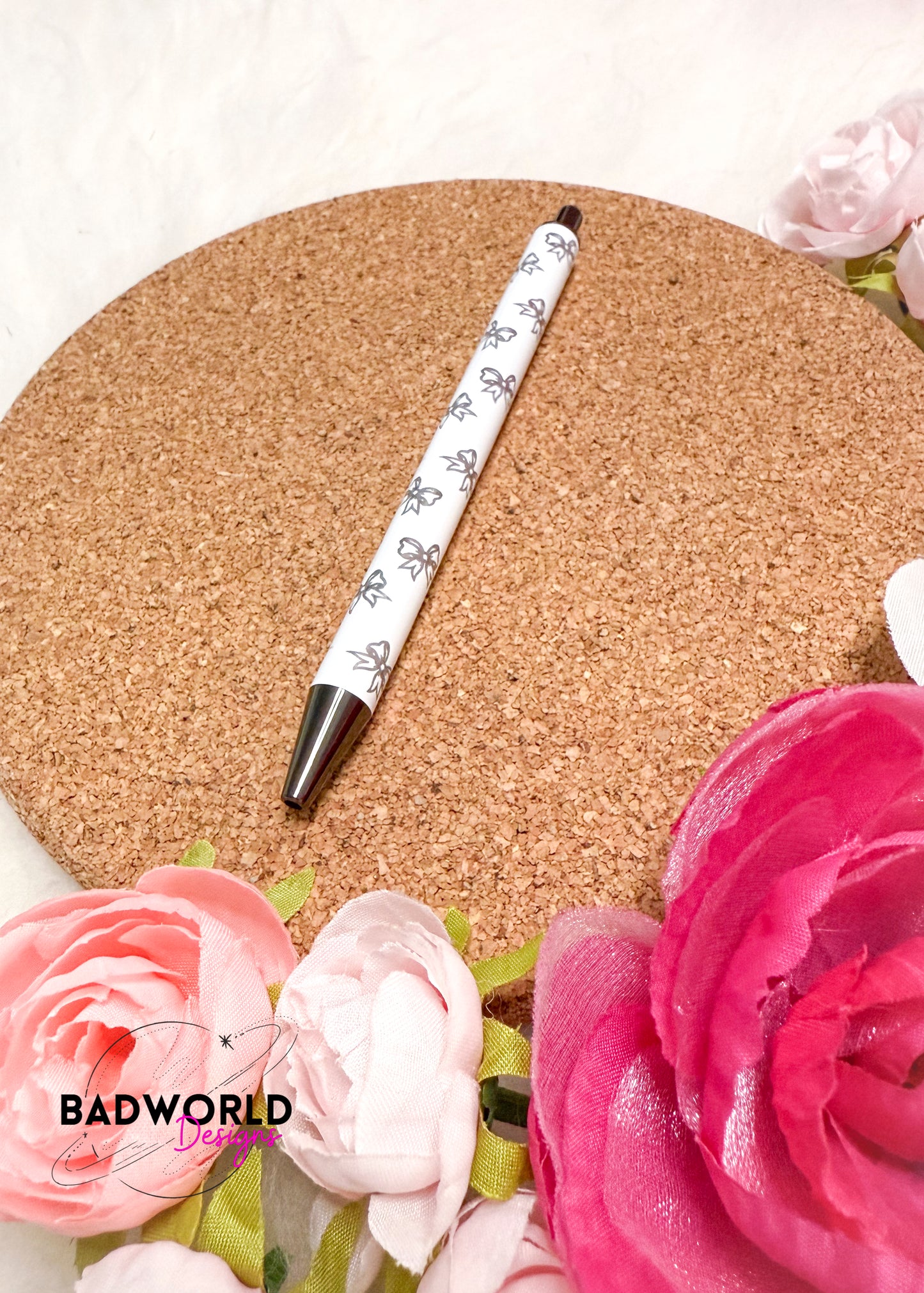Coquette Era Engraved Stainless Steel Pen