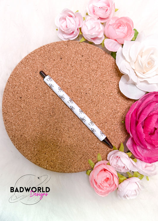 Coquette Era Engraved Stainless Steel Pen