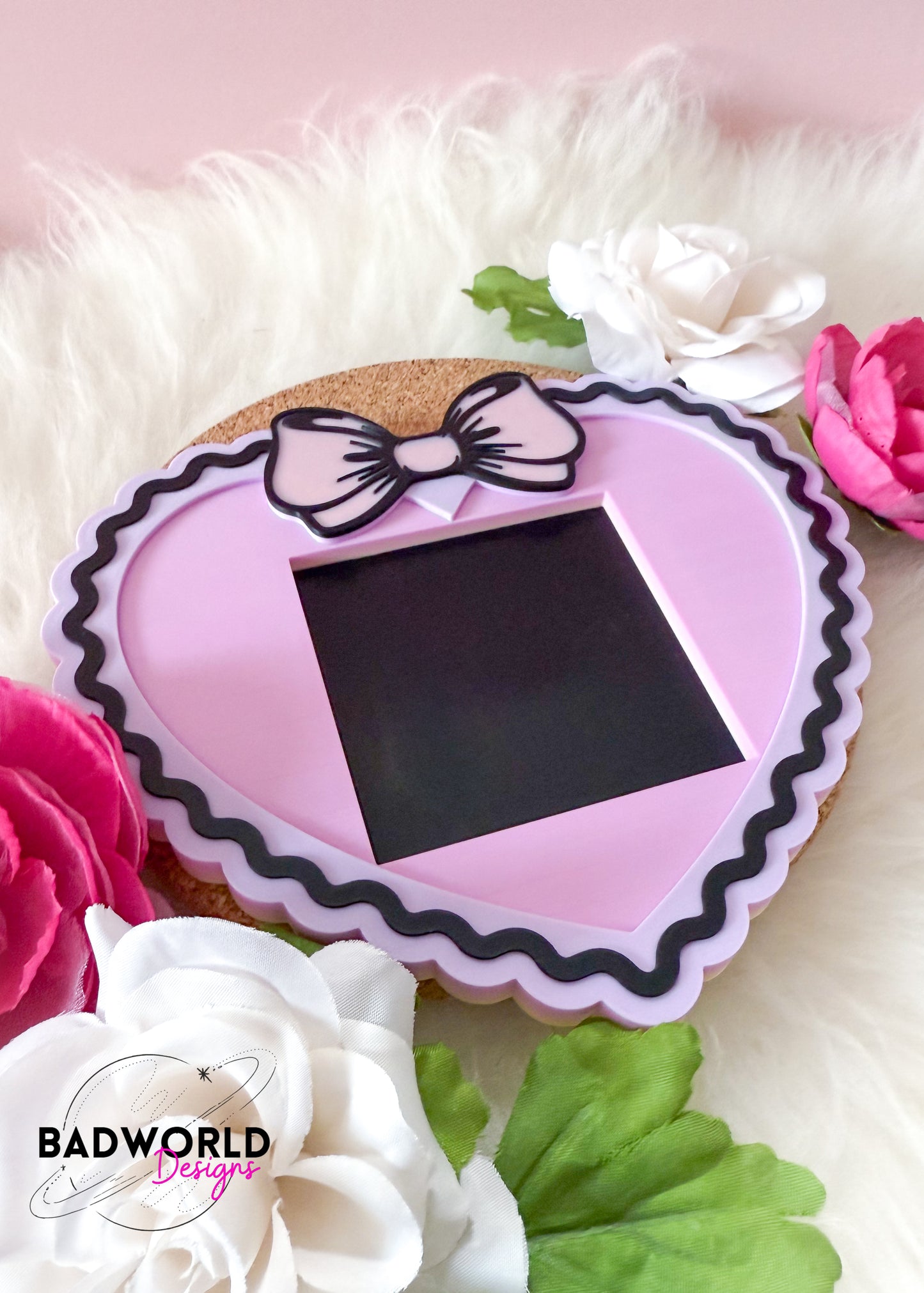 Coquette Heart Sticky Note Holder