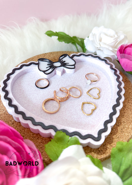 Coquette Heart Trinket Tray