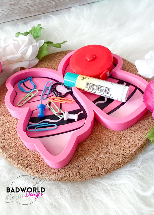 Crayon Bow Trinket Tray