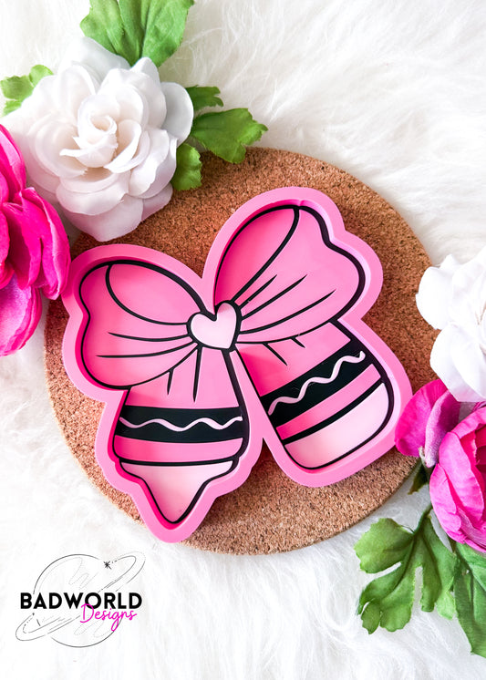 Crayon Bow Trinket Tray