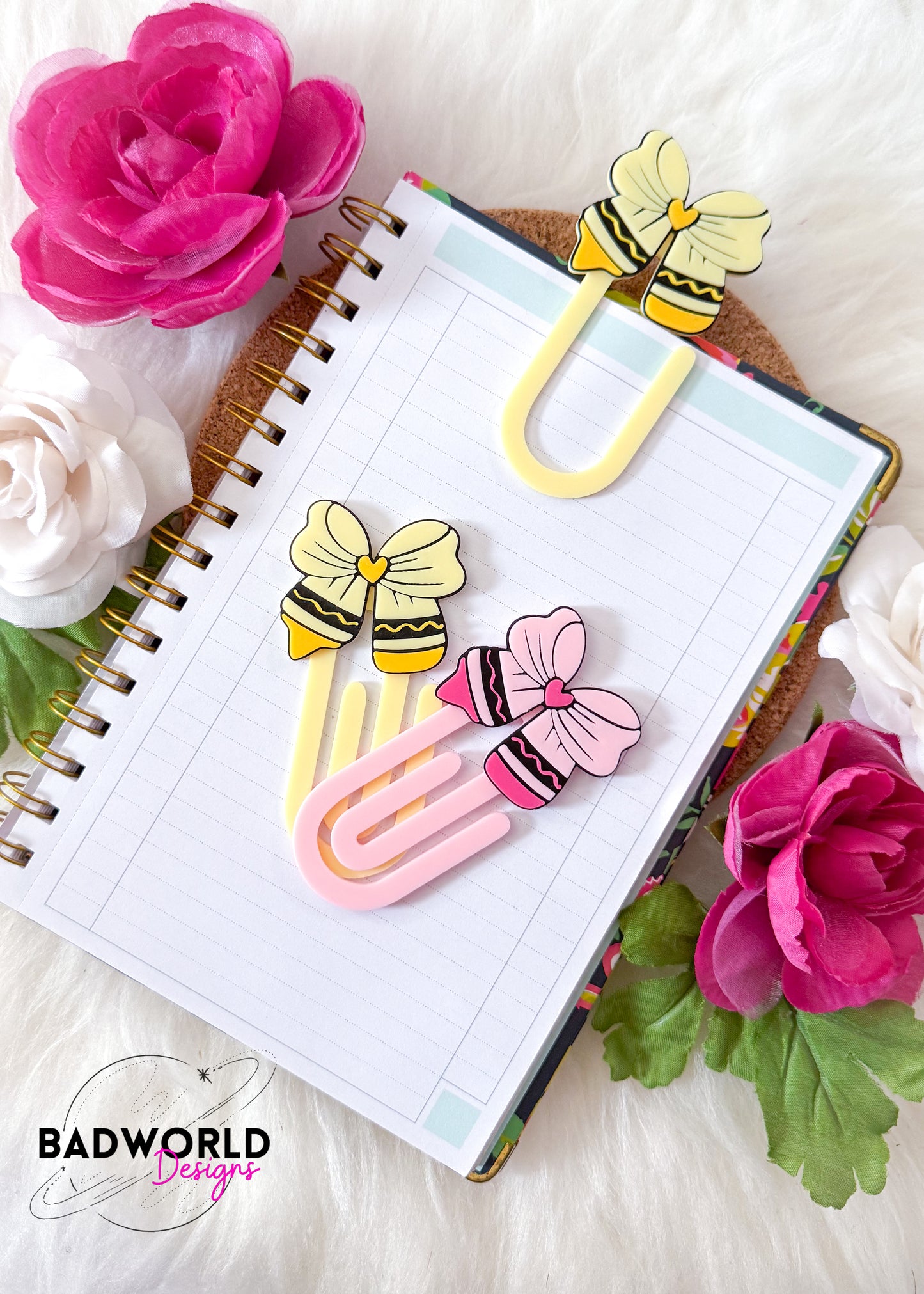 Crayon Bow Paper Clip - DIGITAL FILE