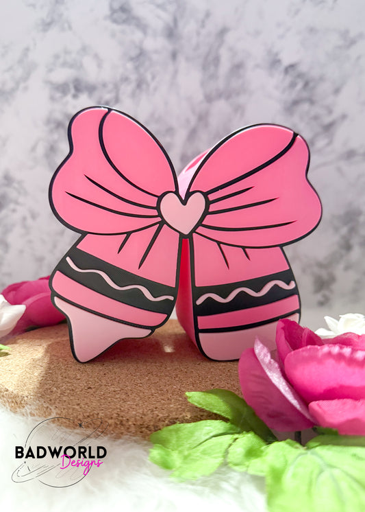 Crayon Bow Pencil Holder