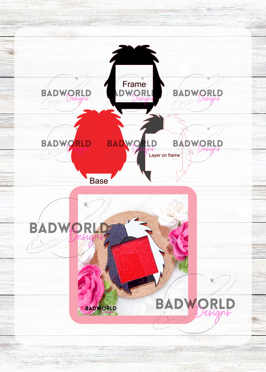 Cruel-La Sticky Note Holder - DIGITAL FILE