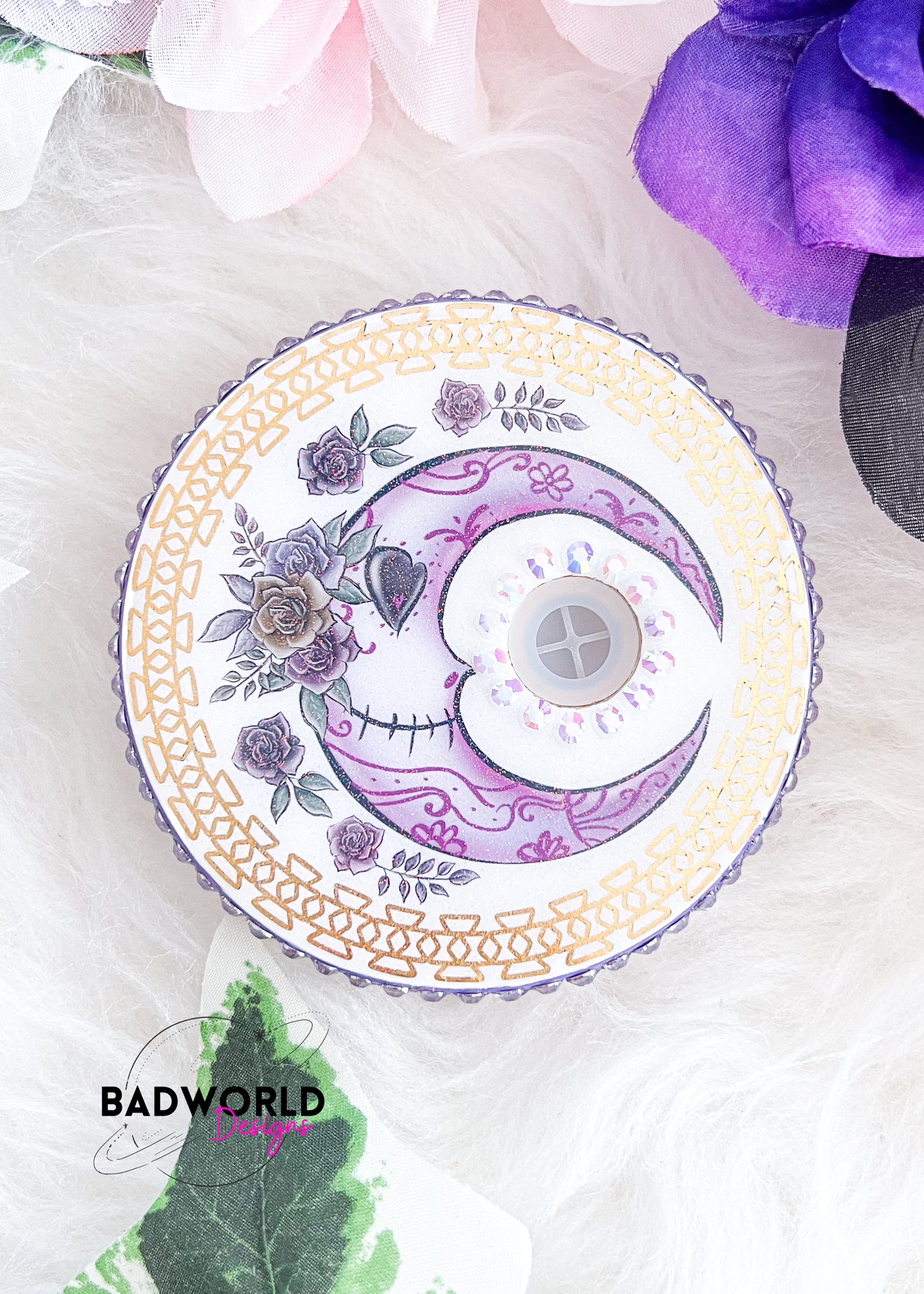 Sugar Skull Babe Glass Mug