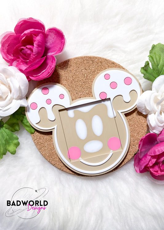 Gingerbread Mouse Sticky Note Holder - DIGITAL FILE