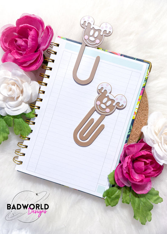 Gingerbread Mouse Paper Clips