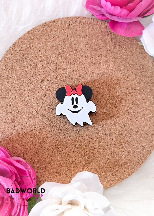 Haunted Girl Mouse Straw Topper