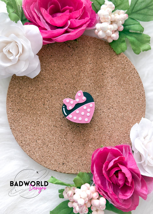 Girl Mouse Heart Topper - DIGITAL FILE