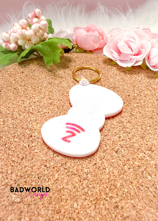 Kawaii Bow Smart Tap Keychain