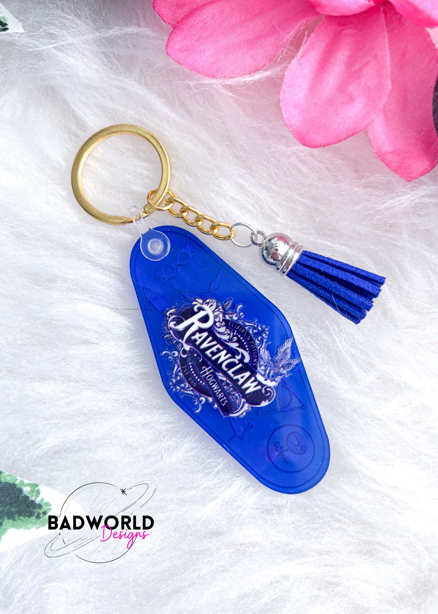 Wizard House Motel Keychains