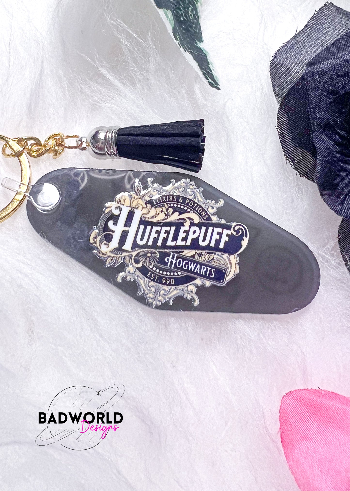 Wizard House Motel Keychains