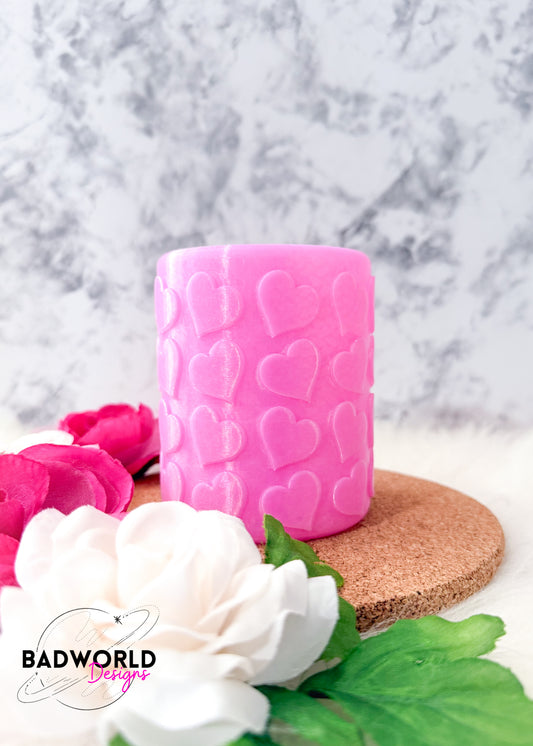 Hearts Pencil Holder - DIGITAL FILE