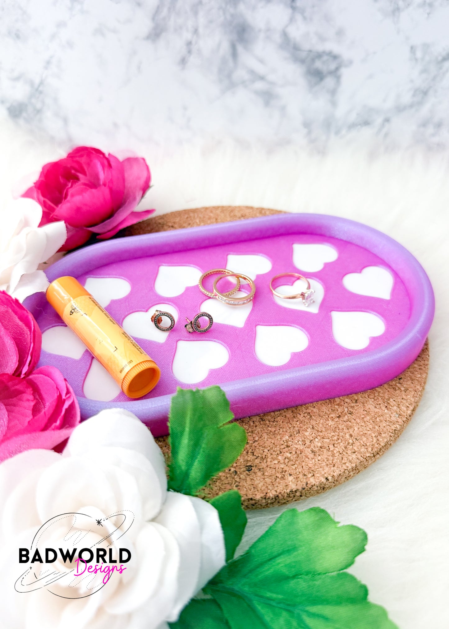 Hearts Trinket Tray - DIGITAL FILE