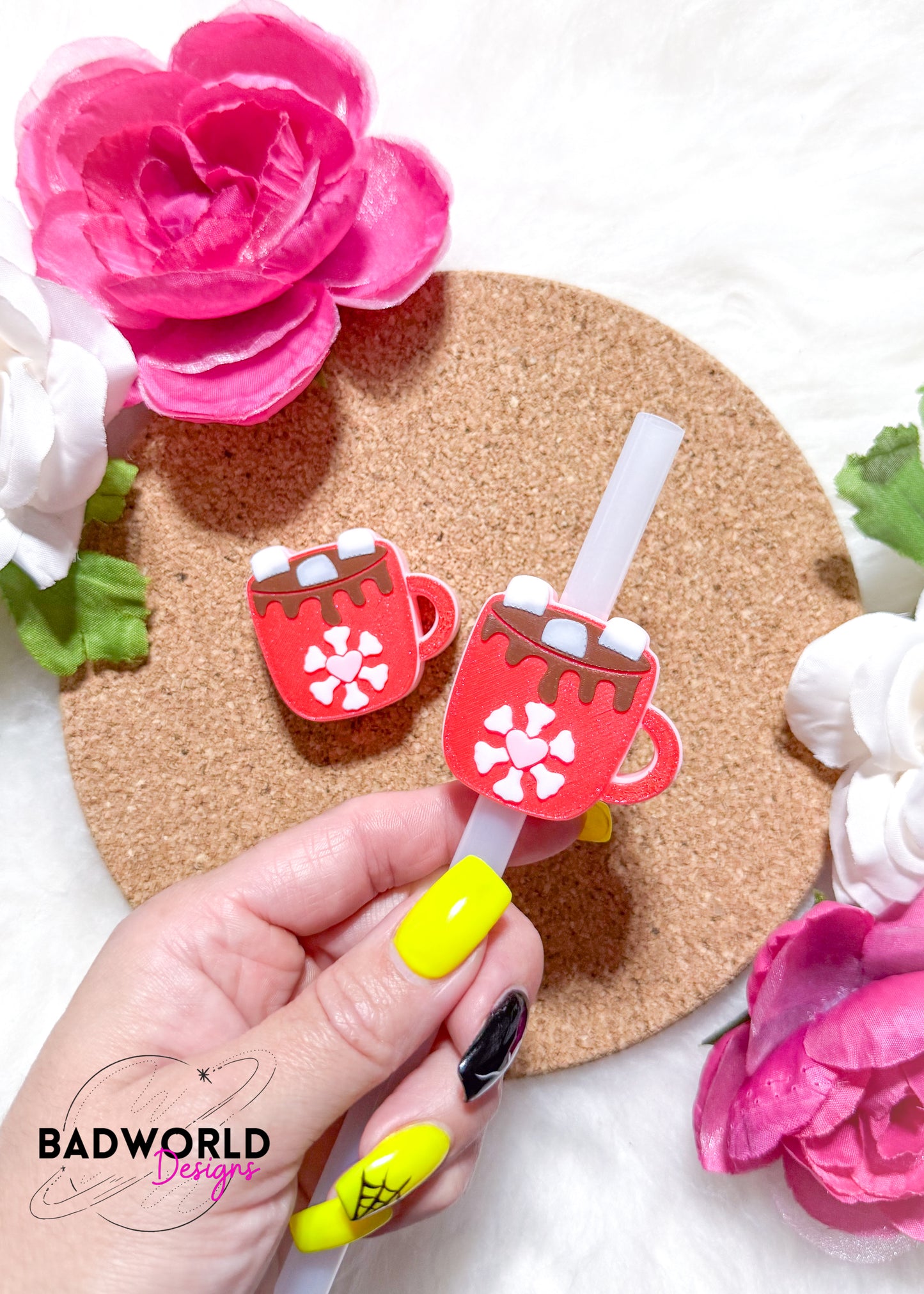 Hot Cocoa Straw Topper