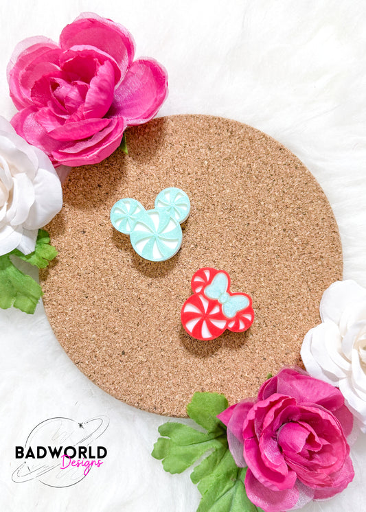 Peppermint Mouse Toppers - DIGITAL FILE