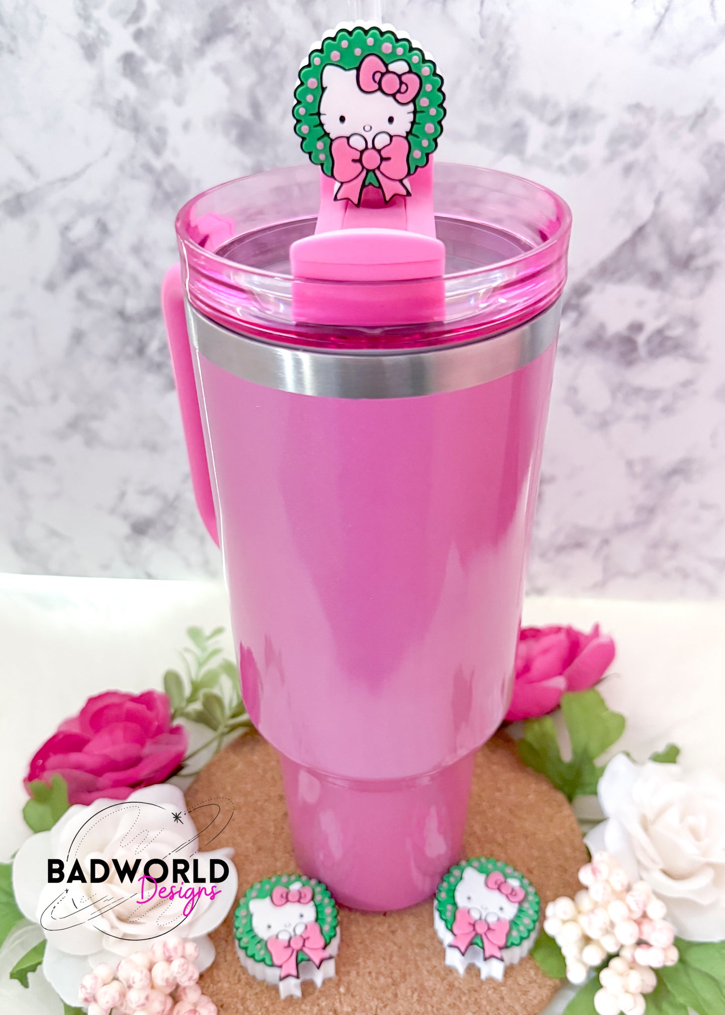 Kawaii Friends Wreath Straw Topper
