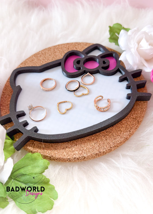 Kawaii Cat Trinket Tray