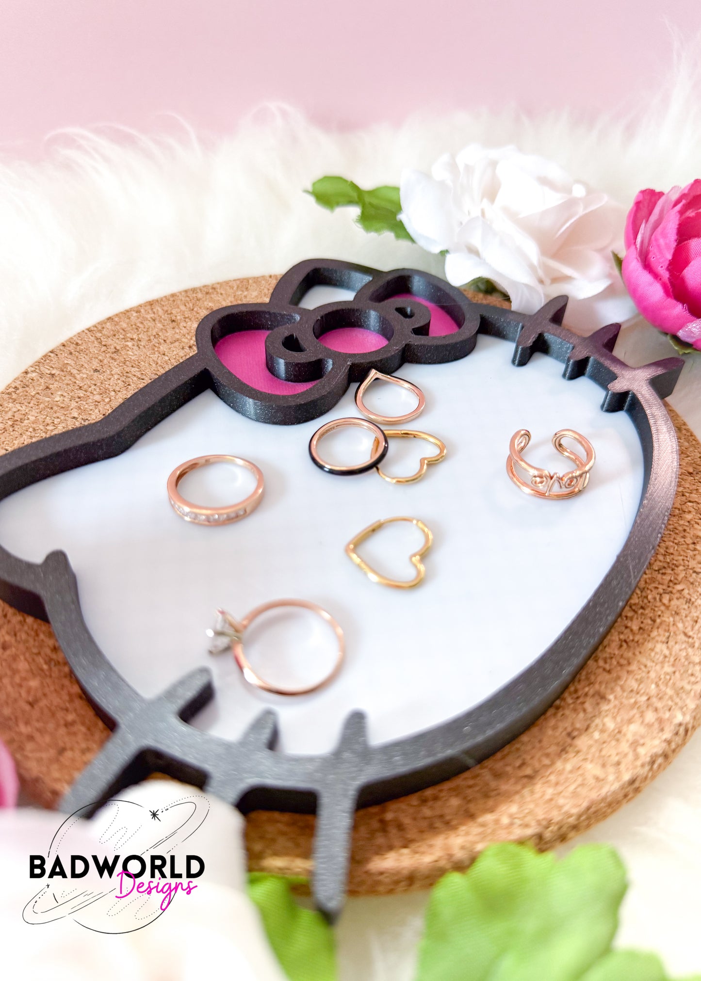 Kawaii Cat Trinket Tray