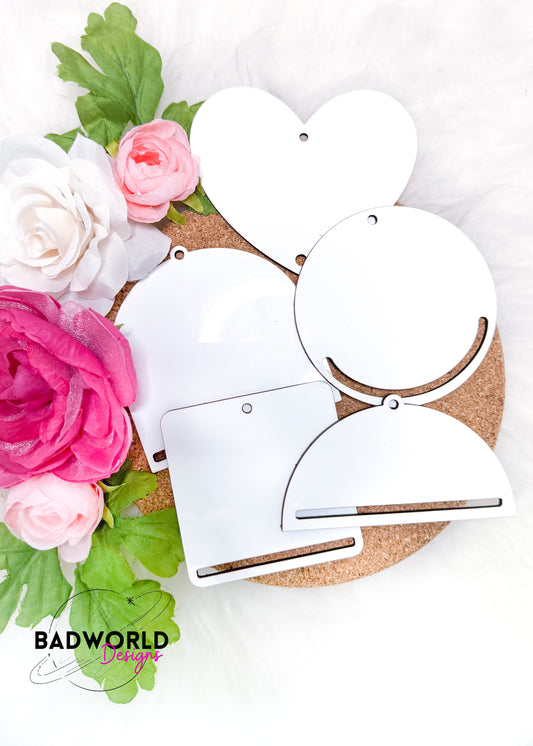 Sublimation Car Charm Macrame Blanks