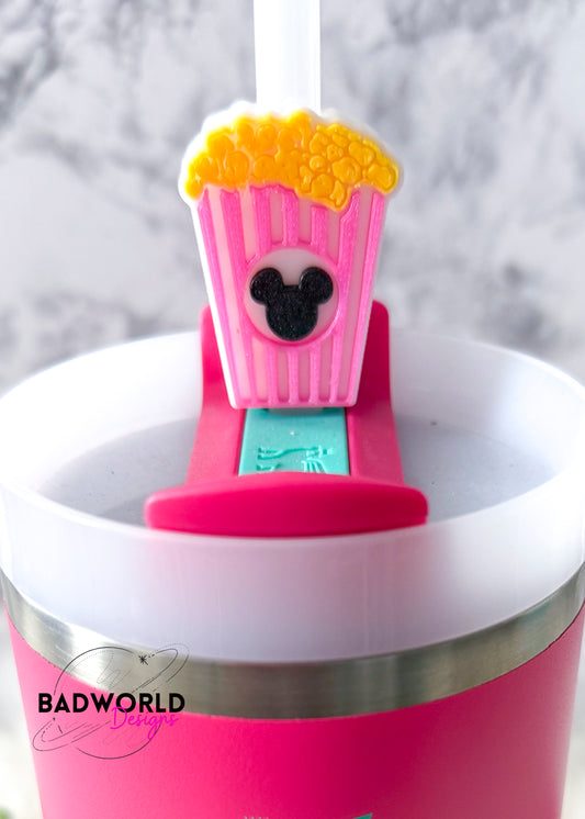 Magical Popcorn 3D Printed Straw Topper