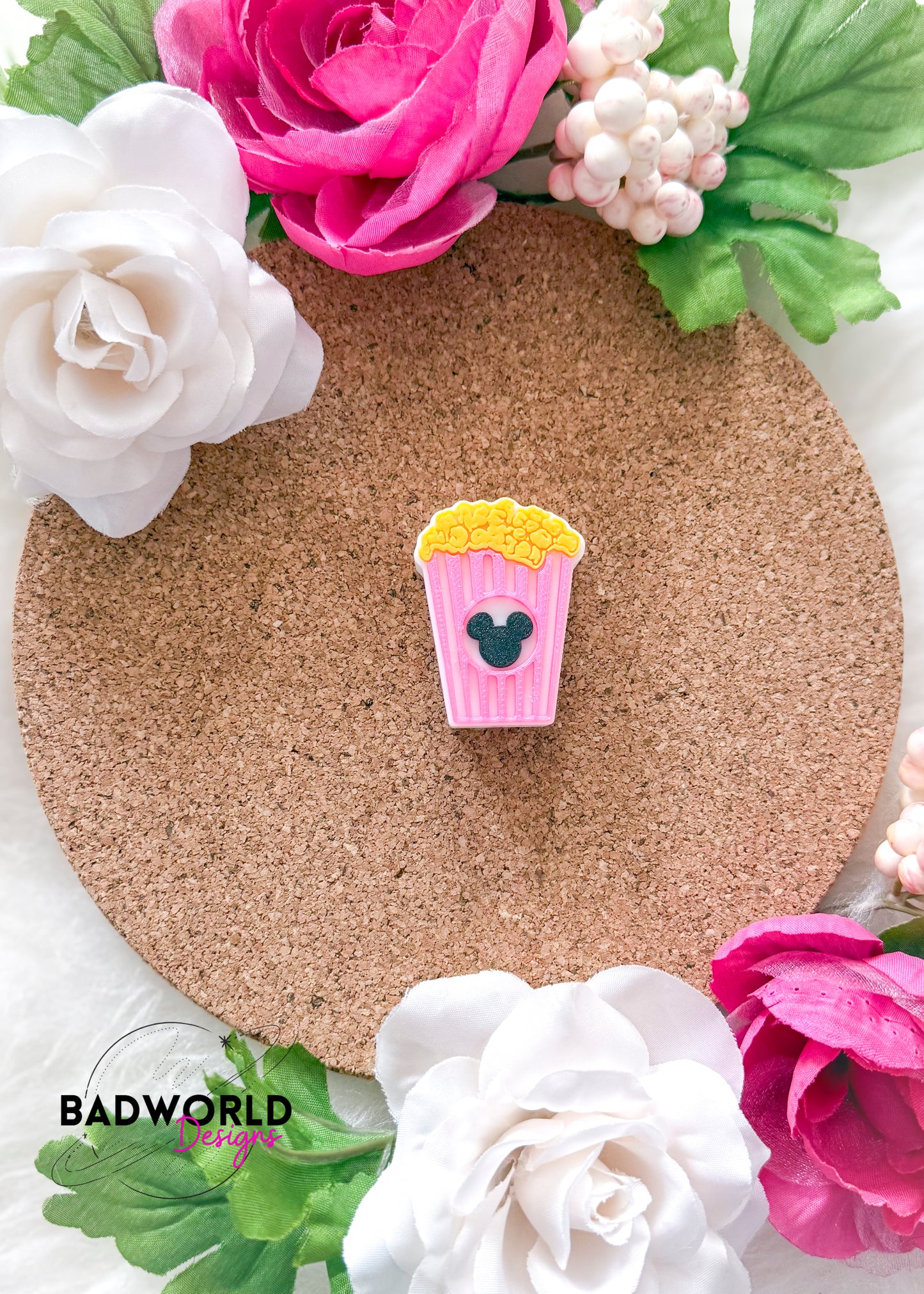Magical Popcorn 3D Printed Straw Topper